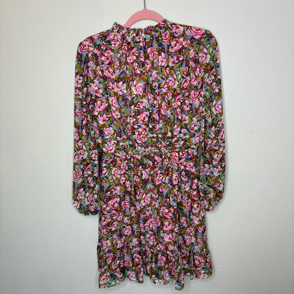 New with Tags Julia Jordan Chiffon Mock-Neck Shift Dress - Picture 4 of 9